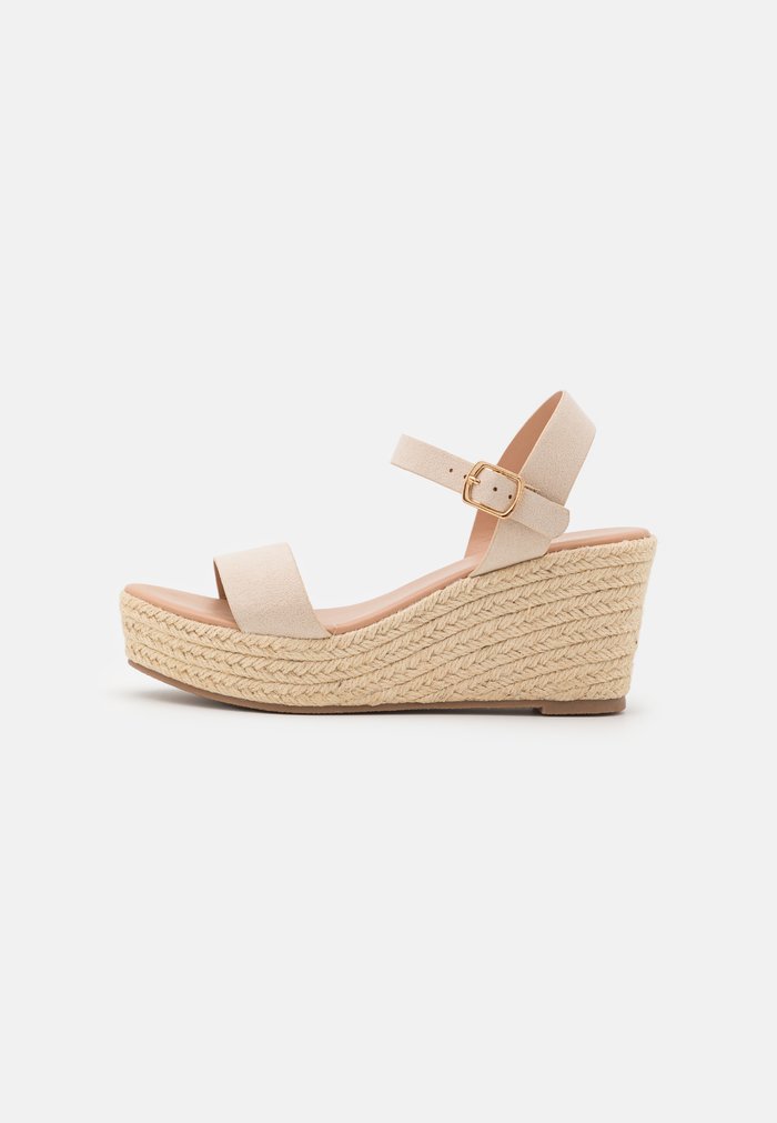 Sandales Anna Field Plateforme Wedge platform Boucle Beige Femme | VYV-1651281